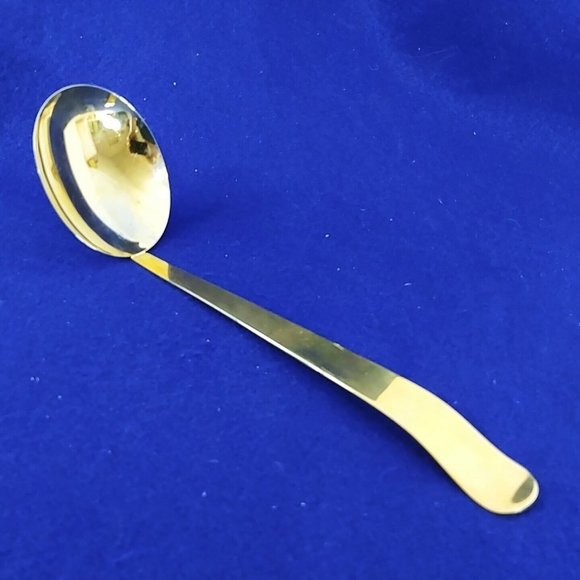 Serving Ladle Spoon 24K Gold Electro Plated SSS Inc. Collectible Kitchen Decor - Picture 1 of 8